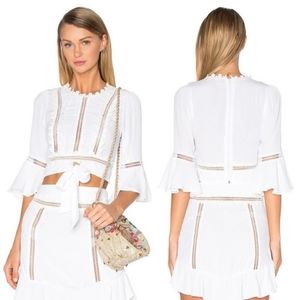 For Love and Lemons Willow Crop Top